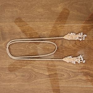 Kendra Scott "Sloan" Rose Gold Tassel Necklace